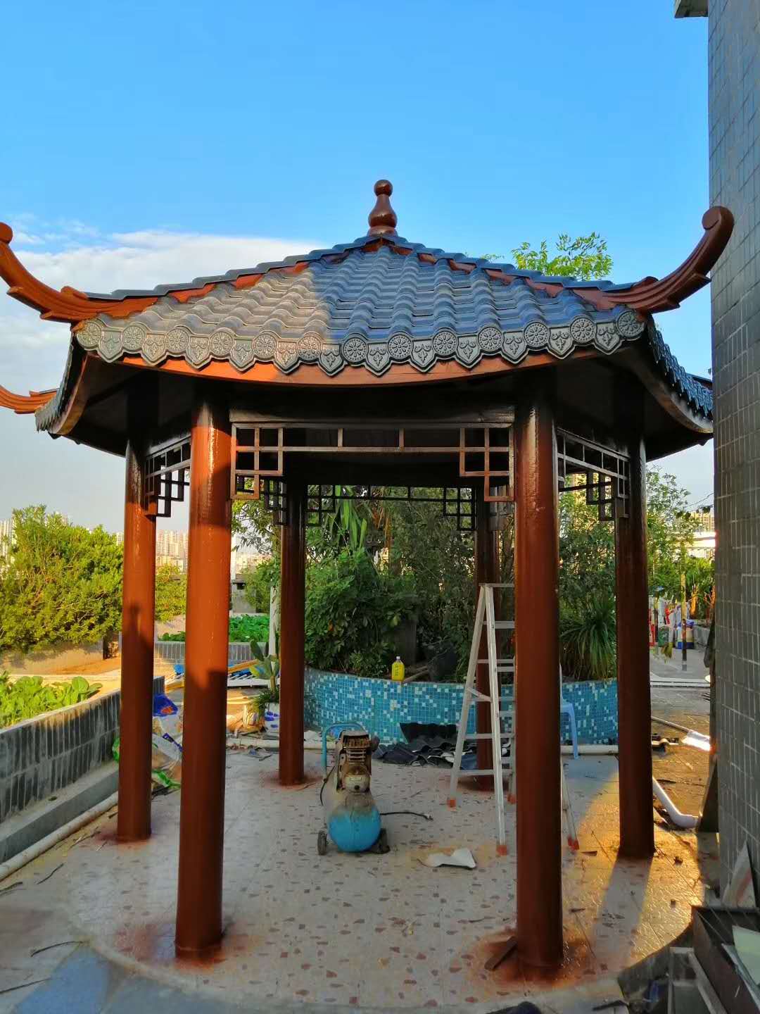 這樣的古劍木涼亭你們喜歡嗎？