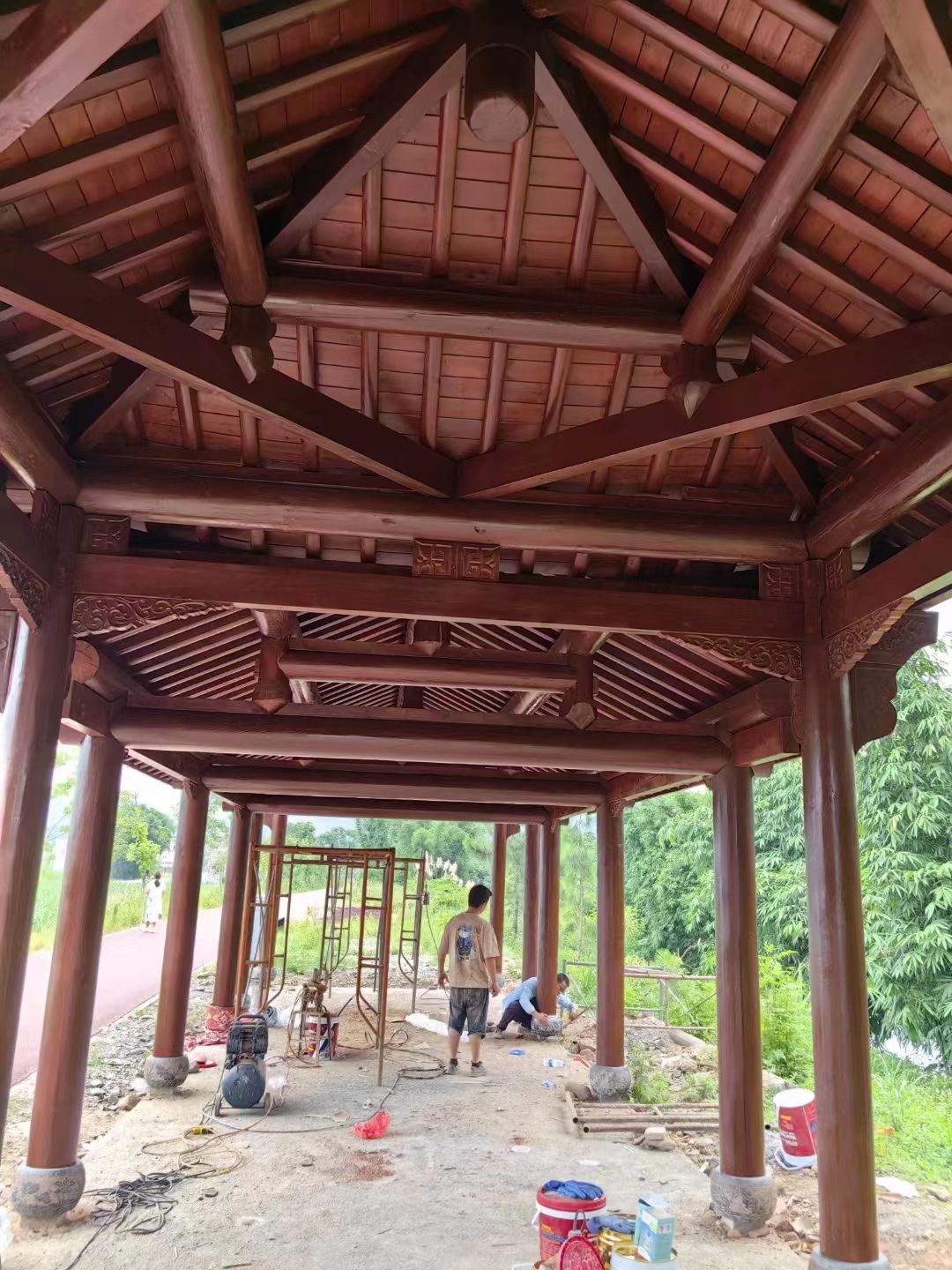 這樣的古劍木涼亭你們喜歡嗎？